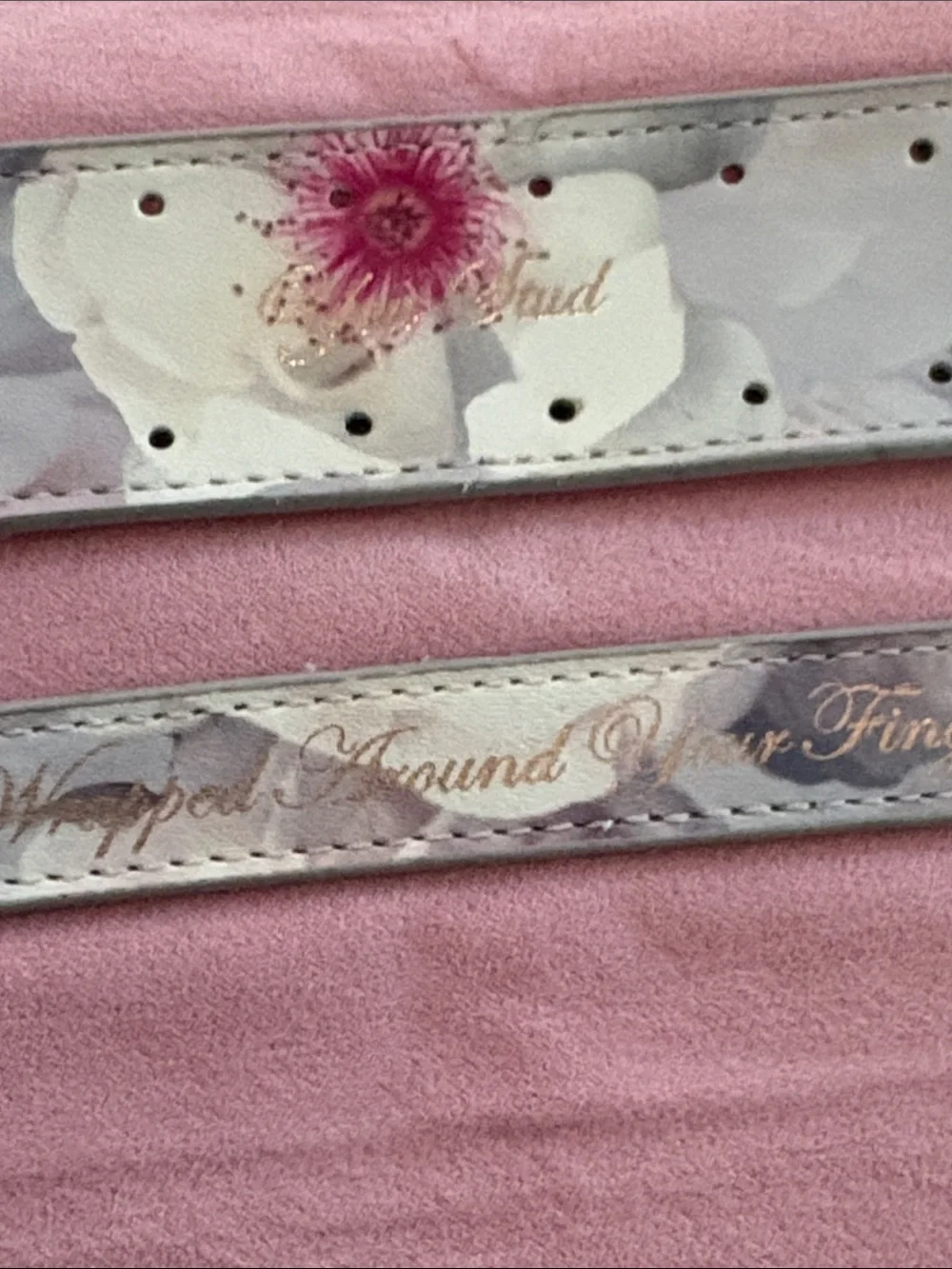 Ted Baker floral Jewelry Roll Storage Case Soft Wallet